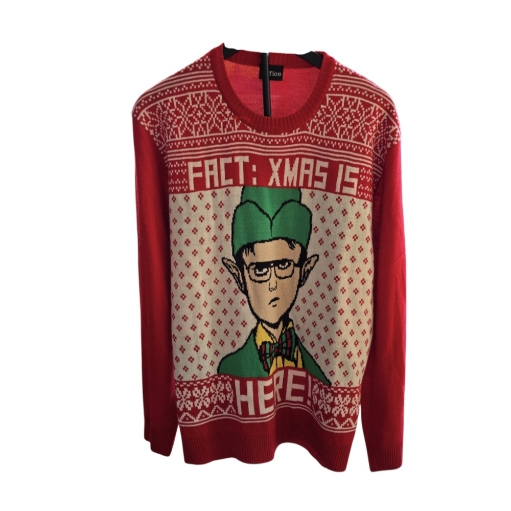 The Office Dwight Christmas Holiday Ugly Sweater Size XL